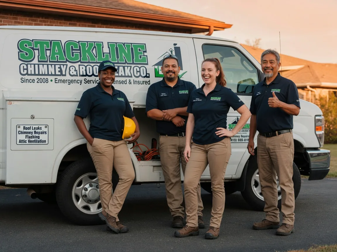 Chimney flashing repair company in Homer, MI